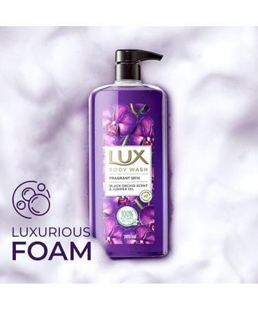 Shop Body Wash - Black Orchid & Juniper Oil - Paraben Free XL Pump Bottle Long Lasting Fragrance - 750 ml - Buy Online on GoSupps.com