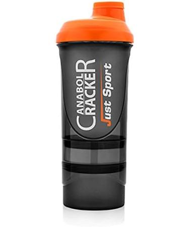 Anabol Cracker Protein Shaker 600+350ml | Scale for Whey & BCAA | Divided Capsule & Powder Compartment - International Shipping - Buy Online on GoSupps.com