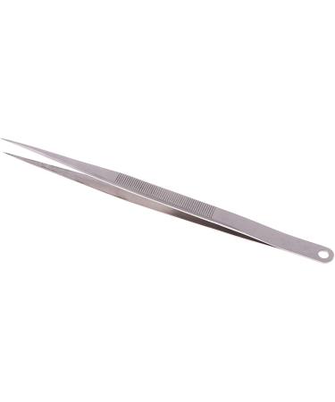NBGGFF Tweezers 18cm long stainless steel electronic pointed straight tweezers Silver - Buy Online on GoSupps.com