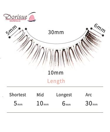 Natural 3D Brown False Eyelashes - Handmade Wispies | Light & Realistic Look | 4 Pairs Pack for Stunning Eye Makeup - Buy Online on GoSupps.com