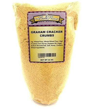 Graham Cracker Crumbs, Bulk Size (1.5 lb. Resealable Zip Lock Stand Up Bag)