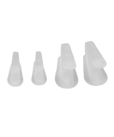 Toe Separators 8-Pack | Gel Spreader & Spacers for Hammer Toe Relief | Smooth Iron Big Toe Alignment Comfortable Correction - Buy Online on GoSupps.com