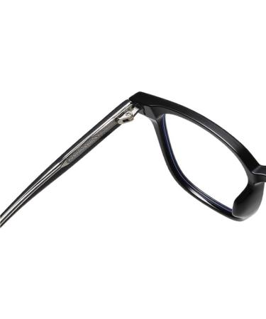 Large TR Frame Reading Glasses +0.50 | Anti Blue Light & Eyestrain | Square Flat Light Mirror Eyeglasses for Computer Use - International Shipping - Buy Online on GoSupps.com