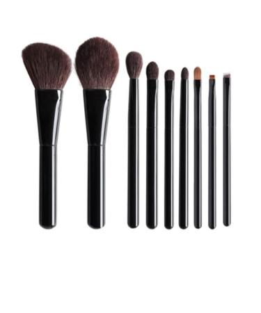 MADALIAN 9 Makeup Brushes Set | Portable Leather Bag Beauty Tools for Flawless Makeup - International Shipping Available - Buy Online on GoSupps.com