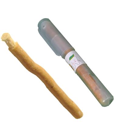 Miswak Stick Natural Chewable Toothbrush Sticks Miswaak Siwak Organic Wooden Tooth Brush Oral Natural Sewak Teeth Whitener with Holder ( 01 Unit )