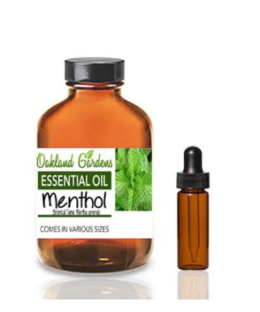 Oakland Gardens 100% Pure Natural Therapeutic Grade Hot Chilly Pepper Capsicum Essential Oil Cold Liquid Menthol Essential Oil You Choose The Scent Size (Menthol Liquid 1.0 fl oz)