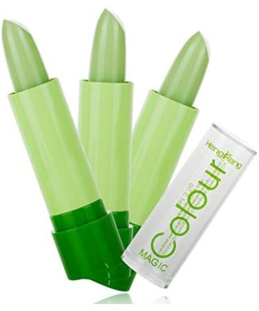  Gazechimp Gazechimp Fruit Green Lipstick Magic Colour Transformable Pink Color at Long Temperature Moisturising Balm - Buy Online on GoSupps.com