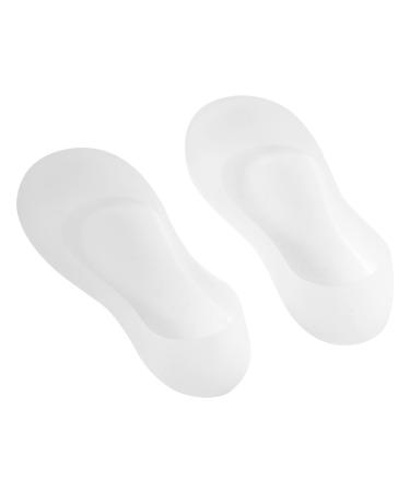 Silicone gel moisturizing socks foot care protector prevent plantar fasciitis and metatarsalgia bales cornal eyes cornea and blister 2 pairs (l)