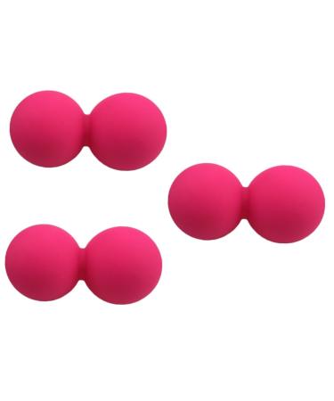 Healeved 3st weightlifting pilates equipment fascia ball yoga-ball white cylinder peanut ball Antique photo trailer yoga rolls myofascial release peanuts sarcolem massage