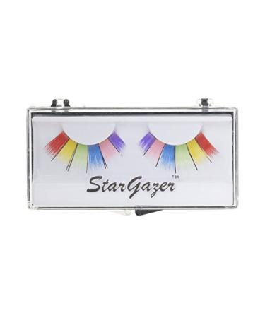 Stargazer False Eye Lashes style 9 synthetic lash pair includes glue.