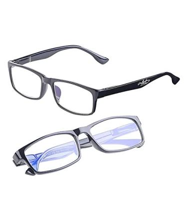 Infactory computer reading glasses: 2 pack screen glasses with blue light filters 2.5 diopters (eye-friendly screen glasses glasses computer blue light seniors cell phone)