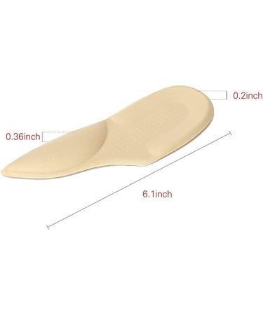 Arch Support Plantar Fasciitis Insoles - 3 Pairs for Women & Men | Adhesive Foot Arch Inserts for Flat Feet, Heel Support Cushion | Relieve Feet Pain & Pressure - Buy Online on GoSupps.com