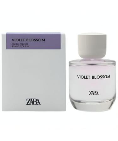 Zara Violet Blossom Women Perfume with Magnolia Apple Lily Vanilla Fragrance Scent and Almond Notes EDP Eau de Parfum 90ml (3.04 fl. oz.)