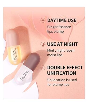 2 Pcs Natural Lip Plumper & Care Serum for Fuller, Softer Lips | Reduce Fine Lines - Buy Online on GoSupps.com