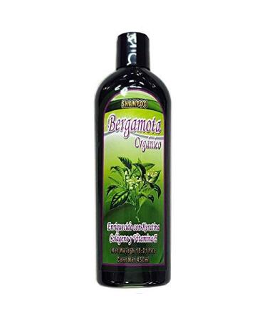 Organic Bergamot Shampoo 15.21 Fl Oz Enriched with Keratin, Collagen, and Vitamin E - Buy Online on GoSupps.com