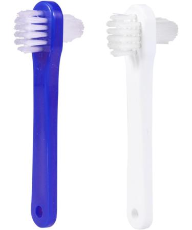 Gleavi Double-Headed Toothbrush Set - 4 Pieces World Map Design | Prothesis Cleaner & Hygiene Tool | Efficient Double-Sided Cleaning for Optimal Oral Care - Buy Online on GoSupps.com