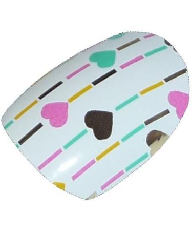 Chix Nails Designer Minx Vinyl Foils Nail Wraps - Heart Strings Style - Buy Online on GoSupps.com