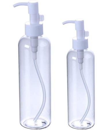 Pump Bottle Plastic Press Transparent Lotion Dispenser Bottle Cosmetic Containers for Travel 100ML Plastic Press Bottle - Buy Online on GoSupps.com