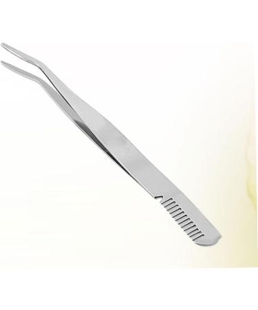 minkissy Lash Cluster Tweezers Eyelashes Tweezer Makeup Tweezer Eyelashes Extension Clip Eyelash Tweezer Stainless Steel Eyebrow Clip medium Silver - Buy Online on GoSupps.com