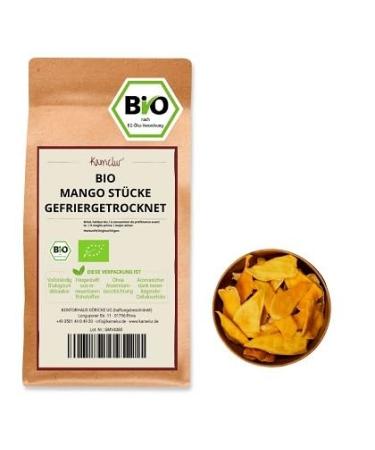 Kamelur Kamelur Freeze dried organic mango pieces without additives 250 g from controlled organic farming