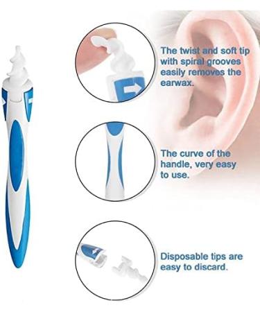 Ear Wax Removal Kit with 16 Replacement Soft Heads Q Grip Soft Washable Heads for Adults and Kids - Buy Online on GoSupps.com