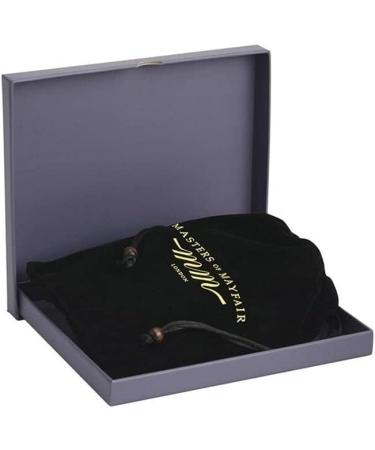 Masters of Mayfair Luxury Lavender-Infused Silk & Cotton Sleep Mask (Grey) - for Travel or Home Use - Men and Women - Buy Online on GoSupps.com