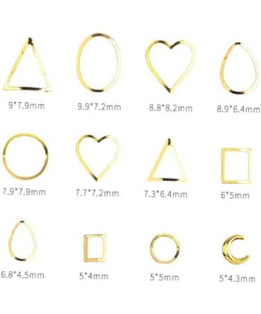 Abaodam 2 Boxes Nail Tools Manicure Tools Rose Gold Decorations Nail Decorations for Nail Art Nail Art Decoration Diy Nail Accessories Nail Art Ornaments Hollow Out 3d Nail Supplies - Buy Online on GoSupps.com