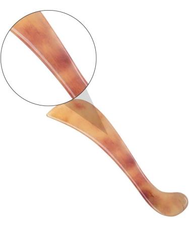 PACKOVE Horn Gua Sha Tool Facial Beauty Scraping Board for Face Massage and Skin Care Pain Relief 5.12 Inch Natural Material - Buy Online on GoSupps.com