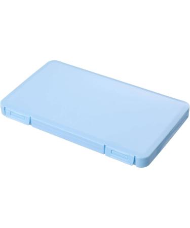 Portable dustproof and Moisture Resistant Plastic Portable Disposable mask Storage Box Blue19*11*1.2cm - Buy Online on GoSupps.com