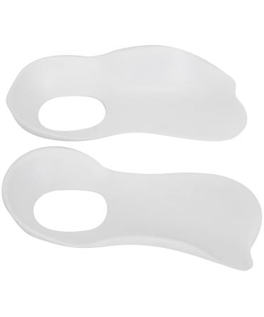 Anggrek Orthopedic insole O/x DONE Correct Insole Bow support flat foot correction orthopedic insole shoe insert (L-white) L white