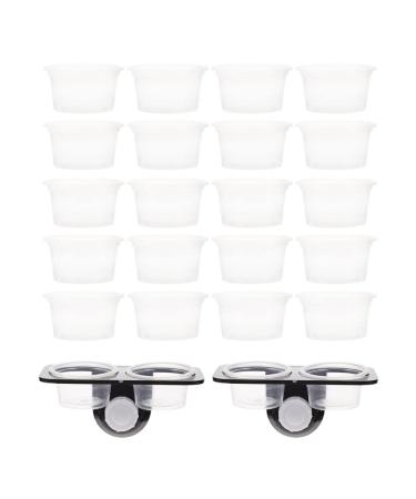 Balacoo Gecko Feeding Cups 1 Set Gecko Feeding Ledge Reptile Tank Supplies Suction Cup Reptile Feeder Reptile Feeding Platform for Reptile Lizard Gecko Home Crested Gecko Food Ledge