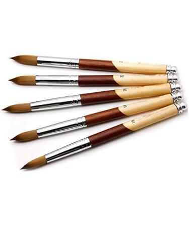 Aiwjeakh Nail Art Gel Brush Gel Manicure Brush with Wood Handle Nail Brush 24 - Buy Online on GoSupps.com