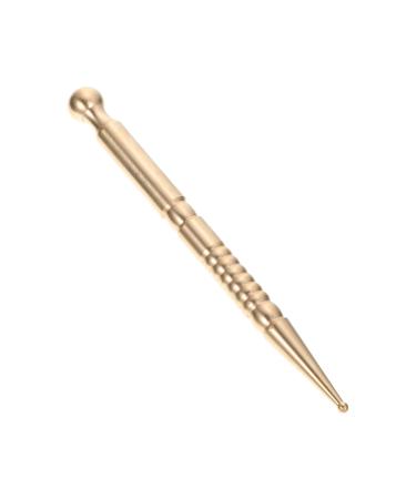 Lurrose beauty stick acupuncture pen Self-massage acupress rod Guasha-scraping massage device Pressure point massage device Metal acupuncture rod body brass
