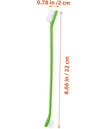 Yardwe 30 pcs for Dual-head Puppy Dog Small Supplies Portable Cat Pets Nylon Brush Oral Handheld Clean Pet 1 count (Pack of 1) Assorted Colorx3pcs - Buy Online on GoSupps.com