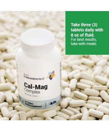 4Life Cal-Mag Complex - Muscle, Bone, and Joint Support Supplement - 90 Tablets - Buy Online on GoSupps.com