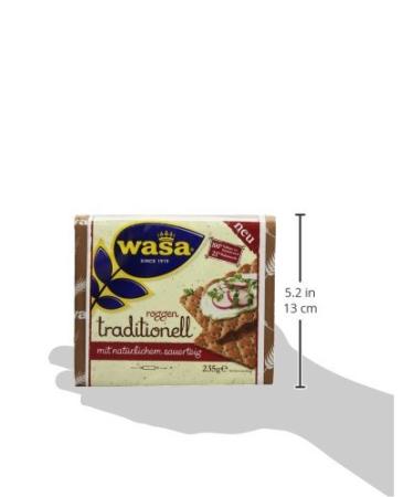 Wasa Crispbread Rye Traditional - 235g | Healthy Snack for International Shipping - Buy Online on GoSupps.com