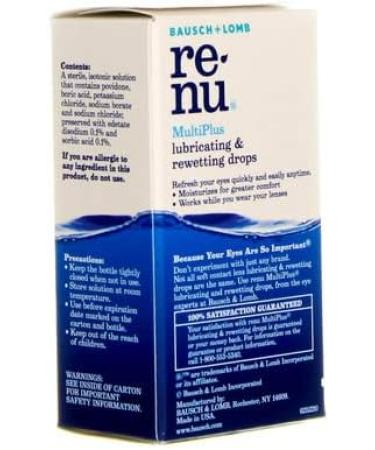 Buy B&L Lube Rewet Drops - Bausch & Lomb Renu Lubricating Eye Drops 0.27z | Fast International Shipping - Buy Online on GoSupps.com