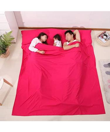 AINAAN Sleeping Bag Liner 70.9x82.7 inch Red - 2019 Edition | Lightweight & Compact - Buy Online on GoSupps.com