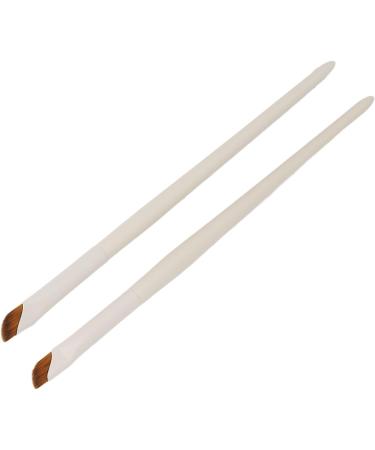 Eyeliner Brush Professional Slanted 2pcs Sickle Eyeliner Brush Portable for Home for Makeup Artist - Buy Online on GoSupps.com