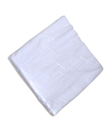 HOMSFOU Disposable Foot Tub Liners Thickened Foot Soaking Bags Foot Bath Bags for Foot Pedicure Spa 80pcs 75x65cm (White)