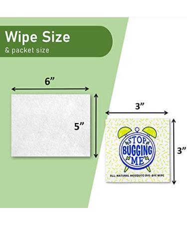 La Fresh Natural Mosquito Repellent Wipes - Deet Free, Non-Toxic, Long Lasting Protection - 200 Individually Wrapped Packets - Buy Online on GoSupps.com