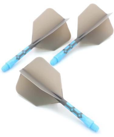 CUESOUL ROST T19 Integrated Dart Shaft and Flights - Big Wing Shape Grey 28mm - Buy Online on GoSupps.com