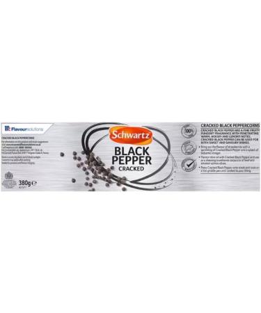 Schwartz Cracked Black Pepper 380g - Buy Online on GoSupps.com