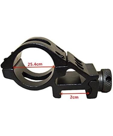 FIRECLUB 1 25mm Offset Ring 20mm Rail 45 Side Picatinny Mount for Flashlight | International Shipping Available - Buy Online on GoSupps.com