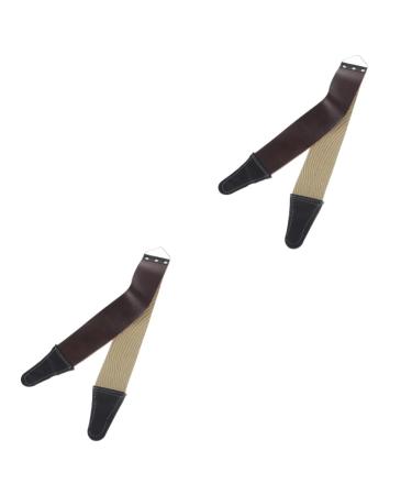 Frcolor 2st string string for sharpening razor -knit razor razor grinding tape leather tools belt metal metal mx2pcs such as shown