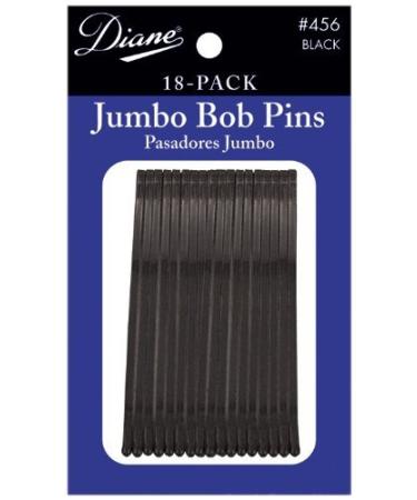 Diane Jumbo Bob Pins  Black  18/card
