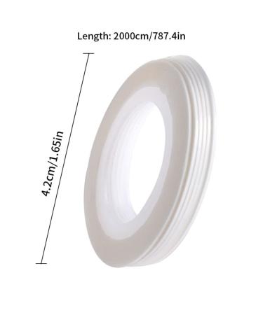 White Nail Striping Tape Rolls for DIY Nail Art Decoration - Line Stickers for Perfect Nail Tips - Buy Online on GoSupps.com