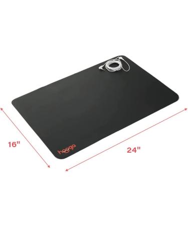 Grounding Mat for Better Sleep, Anxiety & Pain Relief. Connect to Earth Indoors. Includes Grounding Cord. Soft & Conducted 24x16 - Buy Online on GoSupps.com