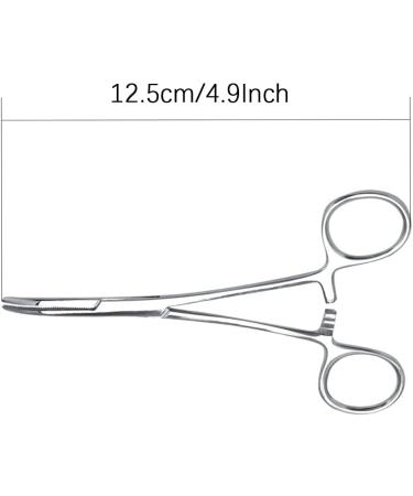 Pet Ear Hair Tweezers Stainless Steel Hemostat Forceps for Dogs Cat Grooming Locking Tweezers - Buy Online on GoSupps.com