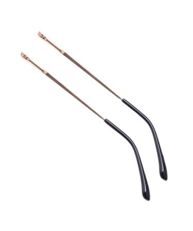 VekkEr Eyeglass Temple ReplacementGold Eyeglass Spring Temple Arms Metal Vintage Eyeglass Replacement Temple Repair Parts 1 Pair